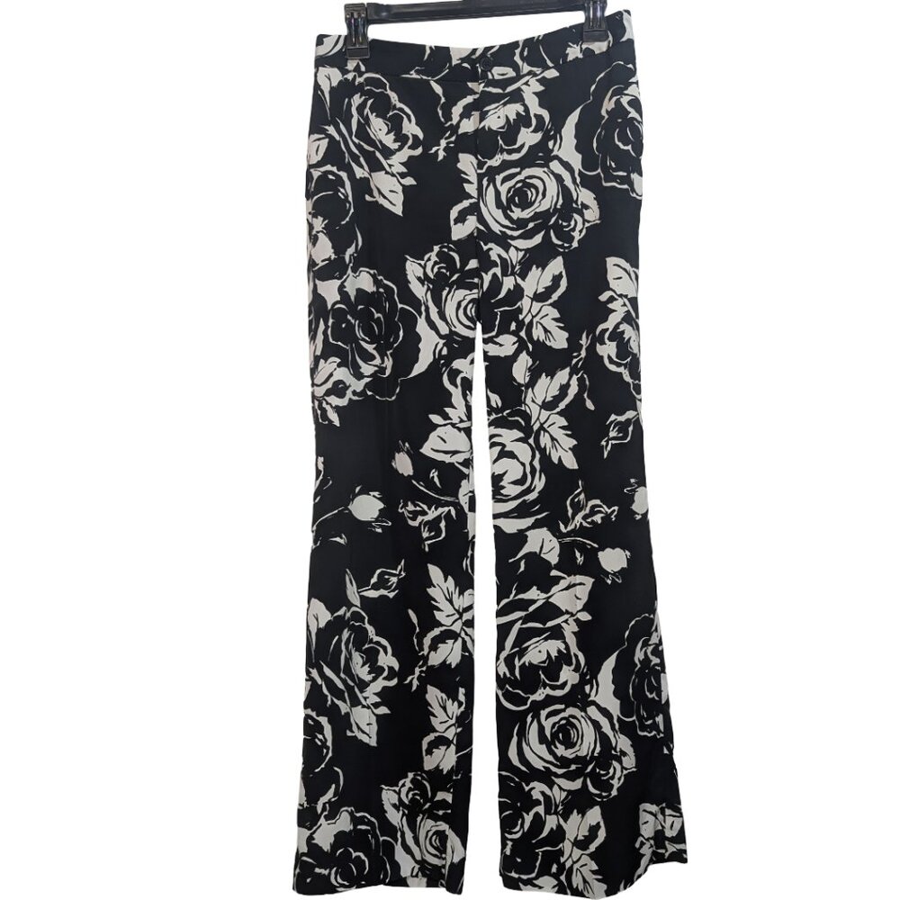 Lauren Ralph Lauren Wide-leg Floral Pants Sz 2P
